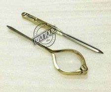 Bussola mappa ottone stile