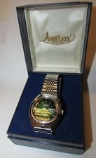 Orologio da polso anni 70 marca LORELEIX mai usato fondo  negozio NOS automatico