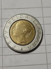 Moneta 500 lire Luca Pacioli