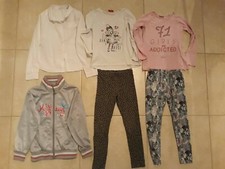 lotto 616b stock 6 pezzi abbigliamento bimba bambina 7/8 anni