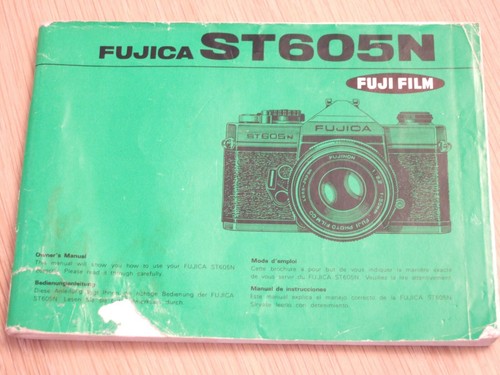 Fuji fujica st605n owners - fujica,