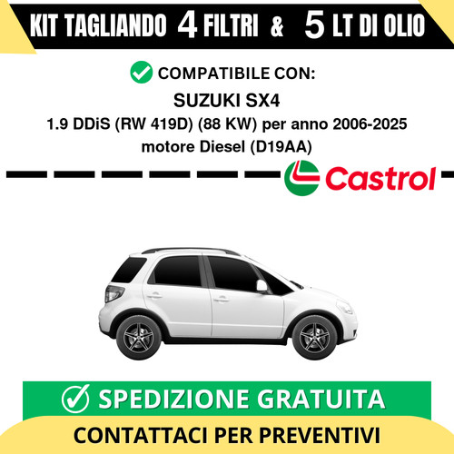 Tagliando per suzuki - per, 1.9