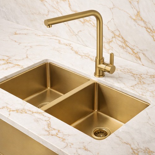 Rubinetto cucina oro - , satinato