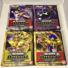 Saint Seiya Myth Appendix Set 4 Figure Pegasus Gemini Virgo Wyvern Scatola Da...