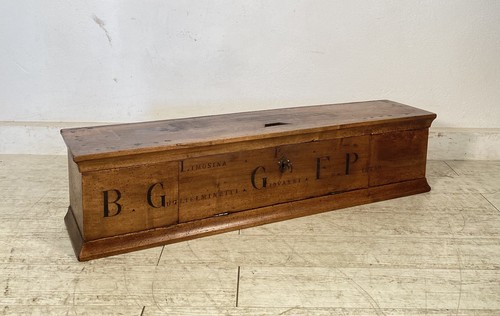 Antico elemosiniere legno noce - antico,