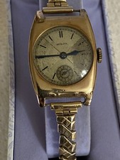 Orologio da polso Rolex Rolco vintage 1935 in oro massiccio 9 ct