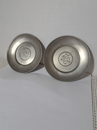 Piatti vintage peltro - 2,