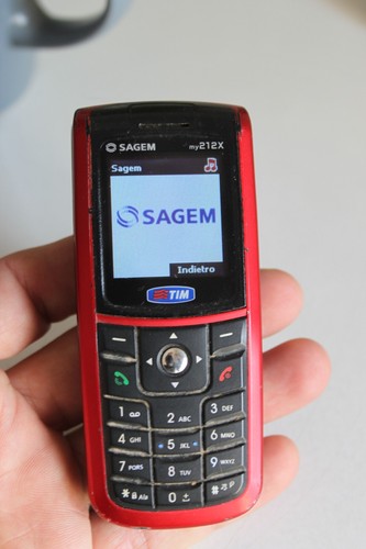 Cellulare sagem my212x rosso - cellulare,