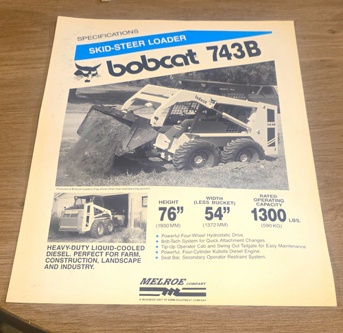 Bobcat 743b skid - bobcat, steer