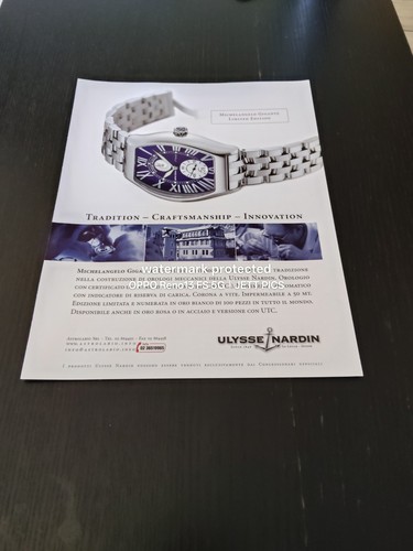 Ulysse nardin michelangelo - ulysse,