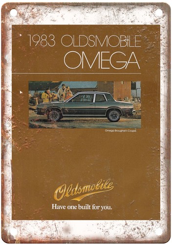 Insegna metallo oldsmobile - insegna,