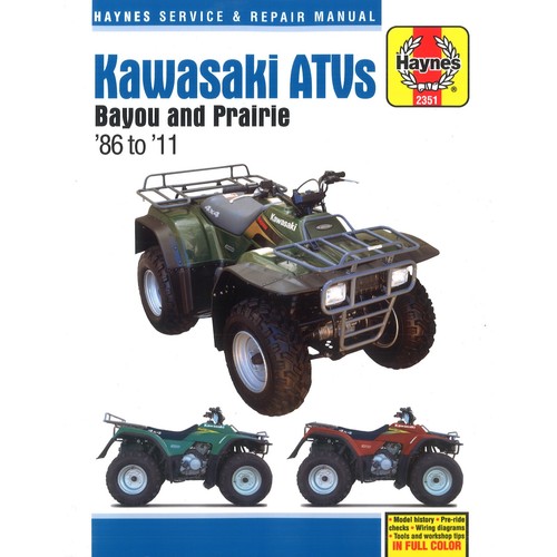 Kawasaki bayou prairie atv - kawasaki,