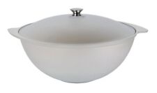 HQ Kazan Asia pentola Tatarskij con coperchio Kazan WOK 9 L litri pentola da campeggio in fusione di alluminio