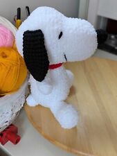 Snoopy chien blanc ultra doux