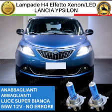 2 LAMPADINE H4 BLUE EFFETTO