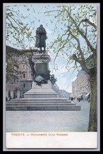 Cartolina Trieste Trieste / Monumento D.co Rossetti - Italia