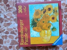 Ravensburger Puzzle 300 Pezzi - Van Gogh Vaso di Girasoli - Completo