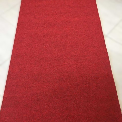 Feltro passatoia rosso - feltro, melange