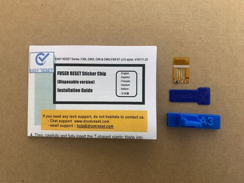 Chip adesivo rimozione reset
