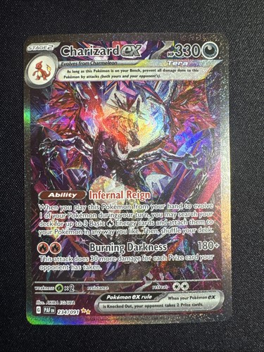 Charizard 234 091 sv - ex, 234/091