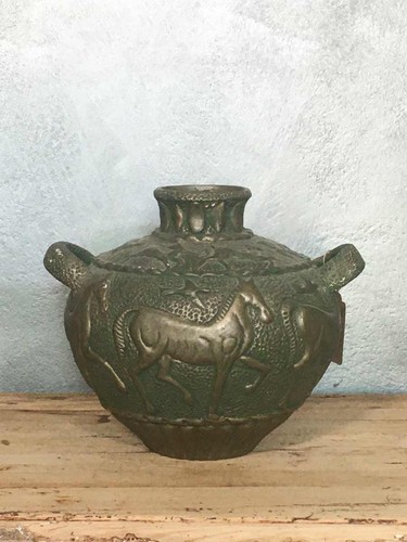 Vaso terracotta con - vaso, in