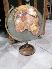 Mappamondo Vintage Legno