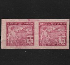 Brasile 1000 rs, VOVÓ, BLOCCO 2 FRANCOBOLLI, SEM DENTEAÇÃO, NH