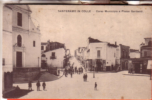 Cartolina santeramo colle - santeramo, in