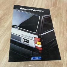 Fiat Regata Weekend Break 1987 Prospetto Catalogo Automobile Brochure