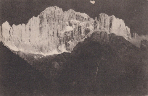 Cartolina monte civetta - monte,