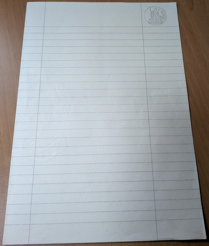 Foglio carta bollata