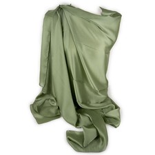 Stola verde salvia seta da