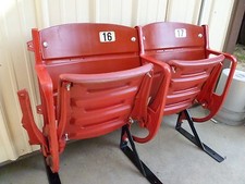 Crimson Tide, U. of Alabama - sedili stadio - plastica CRIMSON, braccia CRIMSON