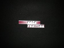 TARGHETTA " POLE POSITION "