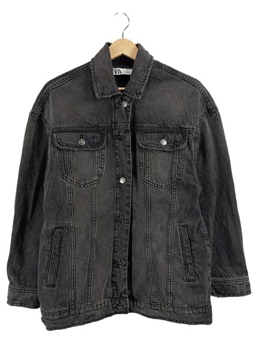 Zara giacca jeans donna grigia - jeans,