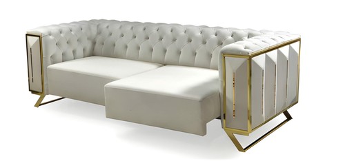 Divano chesterfield regolabile - divano,