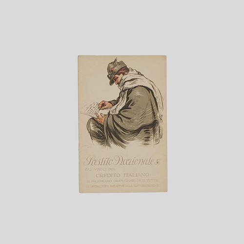 Cartolina epoca mazza - cartolina, d'epoca