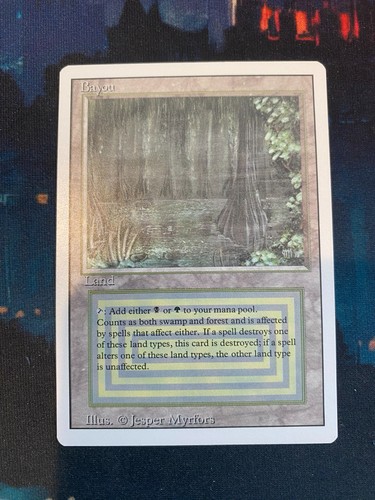 Mtg bayou revisionato - bayou,