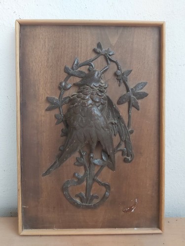 Pannello quadro intaglio legno