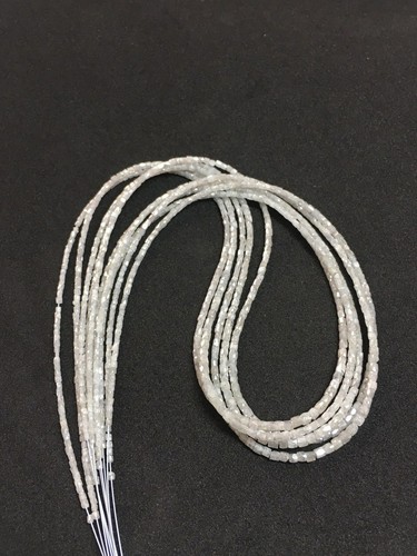 Tubo diamantato lucido bianco