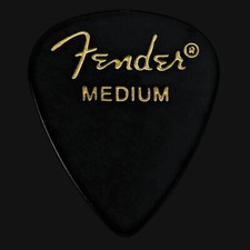 Fender black medium plettri - fender,