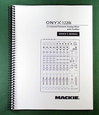 Manuale istruzioni Mackie ONYX