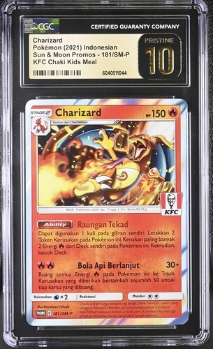 Cgc pristine kfc - pristine, charizard