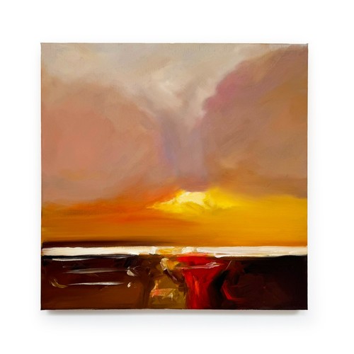 Quadro astratto paesaggio