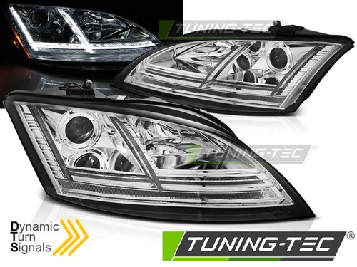 Fari anteriori cromo led - fari,