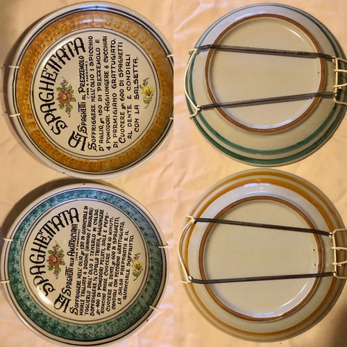 Coppia piatti vintage - , in