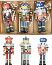 9 Pezzi Schiaccianoci in Legno