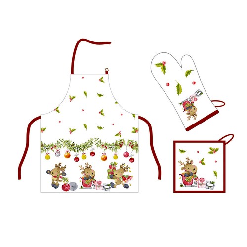 Set grembiule guanto - grembiule,