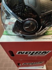 Nolan N33 Classic Casco Moto Scooter Nero Lucido XS Doppia Visiera