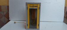 Cabina Telefonica Vintage in Scala fatta Artigianalmente con Telefono Airmate 30